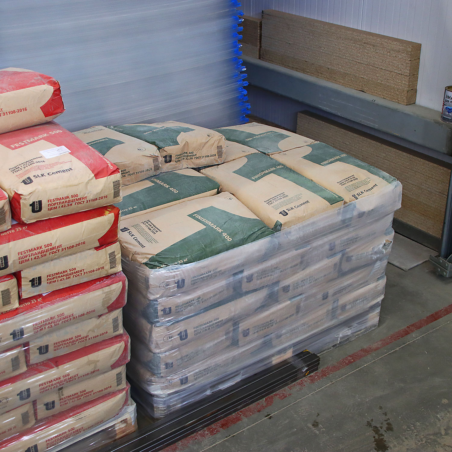 Цемент 35 кг SLK Cement Finishmark 400, ЦЕМ II/В-И 32.5 Б, Д35