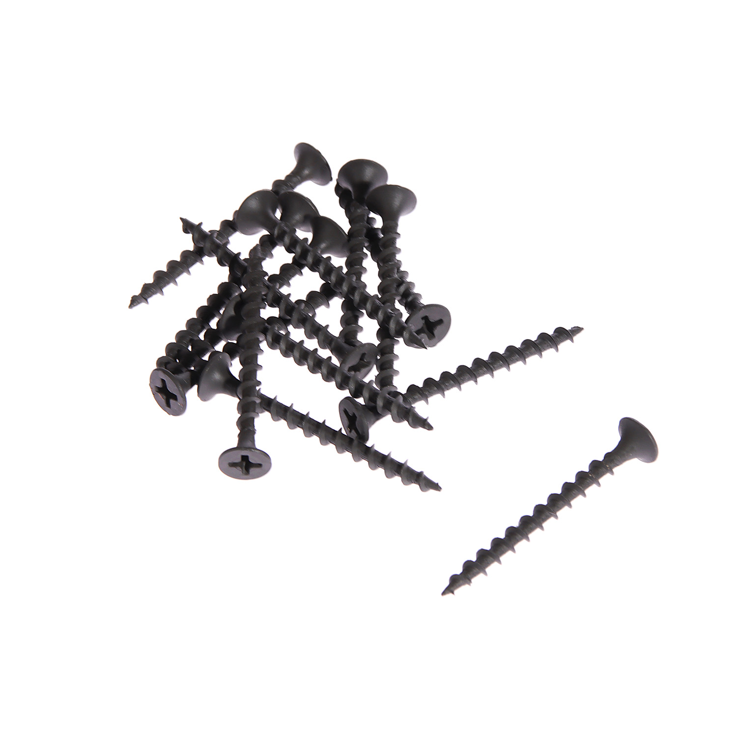 Саморезы по дереву 3.5х41 мм BROZEX, крупная резьба, фосфатированные, 500 шт.