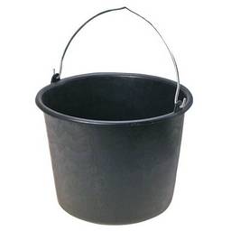 Ведро строительное 12 л, металлическая ручка, пластик