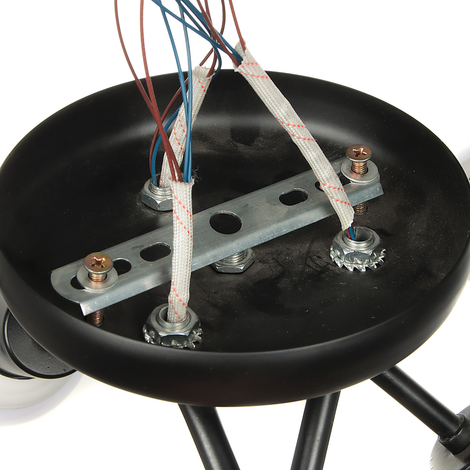 Люстра Verner Lighting N3318/6, 40 Вт, E27, 6 ламп, черный