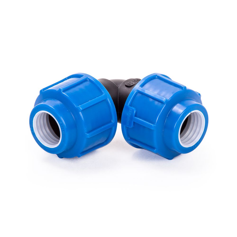 Угольник ПНД компрессия Ø 32 *1/120