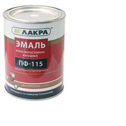 Эмаль ПФ-115 серая 20 кг Лакра *1/33