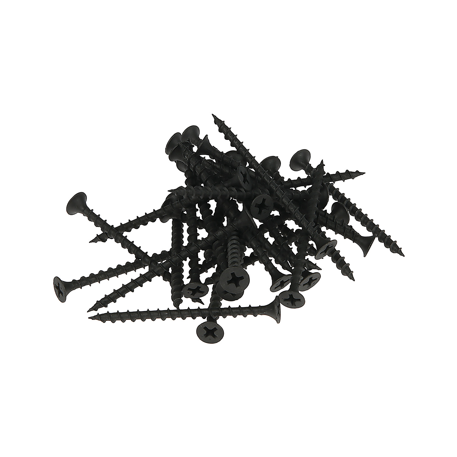 Саморезы по дереву 3.5х55 мм BROZEX, крупная резьба, фосфатированные, 400 шт.