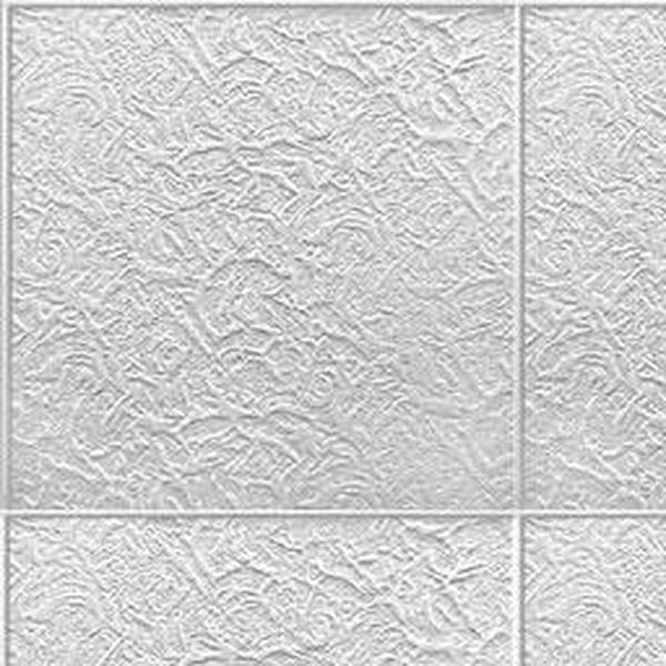 Плитка потолочная 50х50 см Париж-2, 2 м², белый