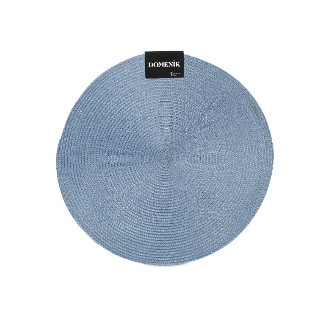 Салфетка сервировочная "мат" полипроп. круглая d38см "Blue" голуб. арт.DM9892 "Domenik" *4/24 Салфетка сервировочная "мат" полипроп. круглая d38см "Blue" голуб. арт.DM9892 "Domenik" *4/24