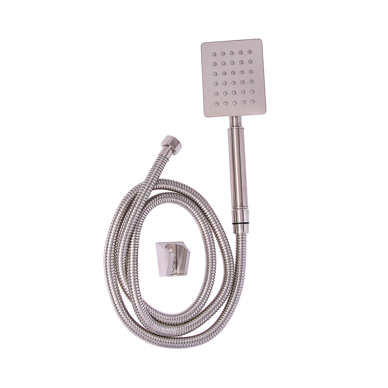 Смеситель универсальный "Potato" плоский излив с переключ. душа, нерж. сталь P22304S  *1/10