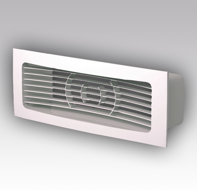 Решетка вентиляционная 150х90мм 612РСФ ERA (с фланцем 120х60мм) *1/22