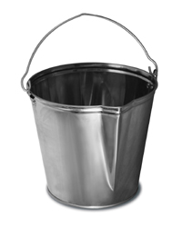 Ведро "Подойник" металл. 12,0л НЕРЖ.СТАЛЬ