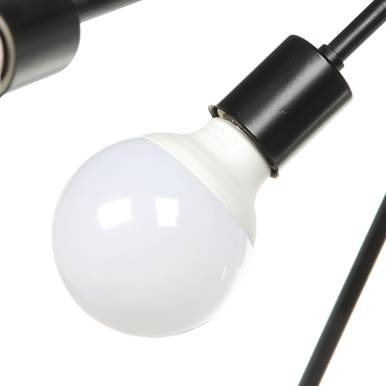 Люстра Verner Lighting N3318/6, 40 Вт, E27, 6 ламп, черный