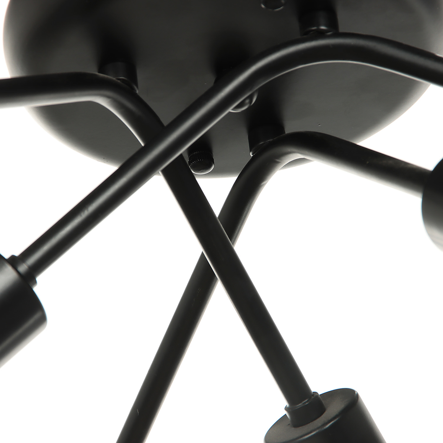 Люстра Verner Lighting N3318/6, 40 Вт, E27, 6 ламп, черный