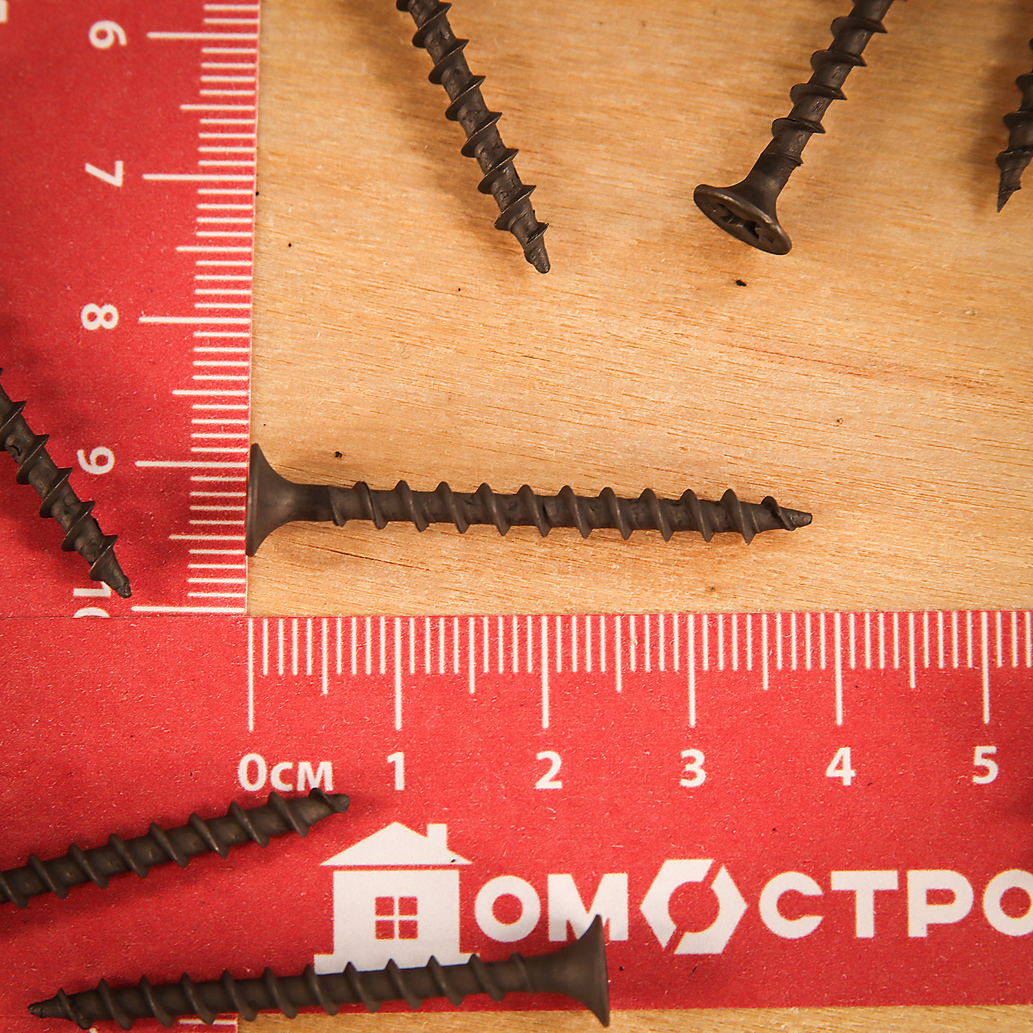 Саморез по дереву 3.5х41 мм BROZEX, крупная резьба, фосфатированные