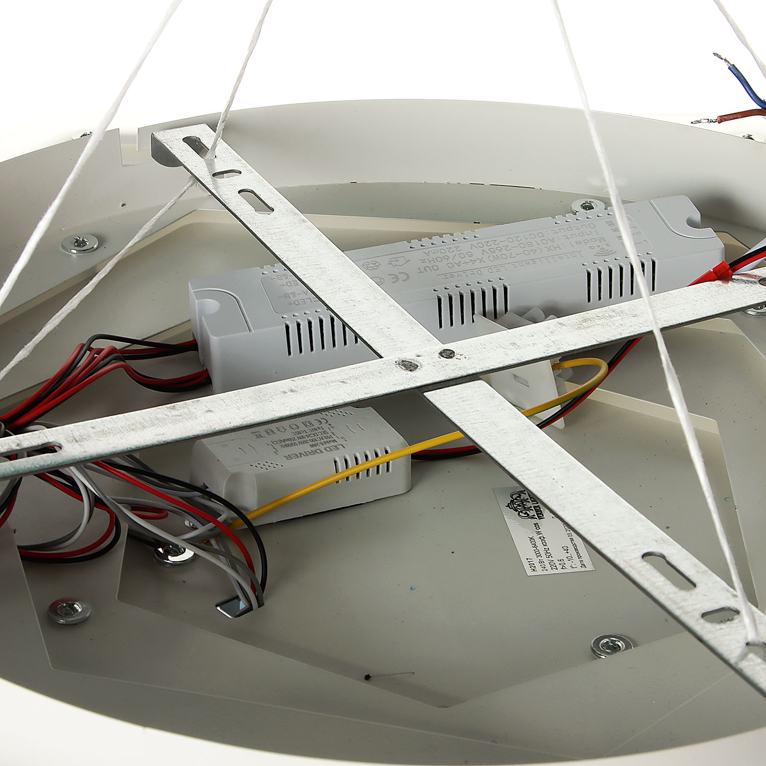 Светильник светодиодный акриловый 500мм 240W H2017 120W*2 white с пультом S=25м2 VERNER LIGHTING *1