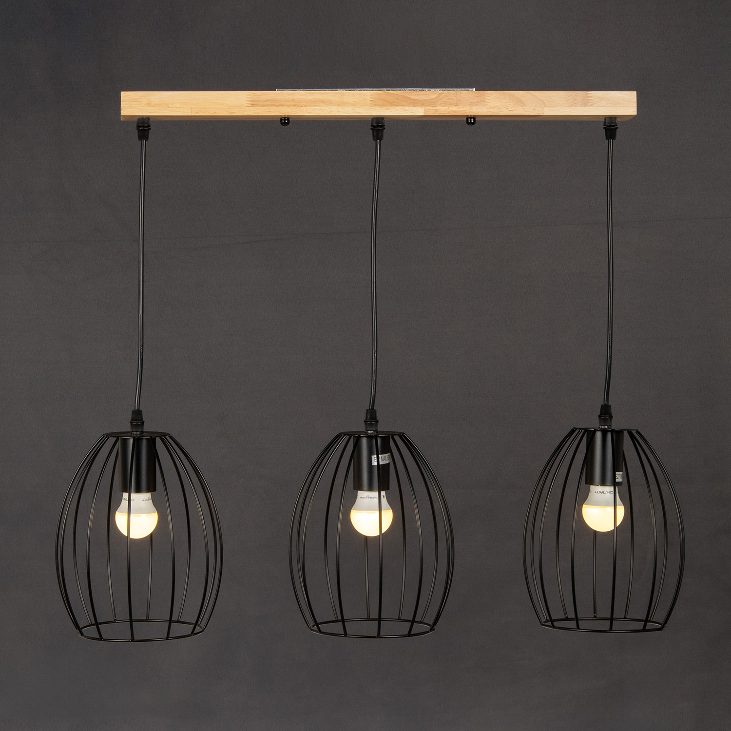 Люстра IL1011-3LL-05 BK 40Вт Е27 S=18м2  *1