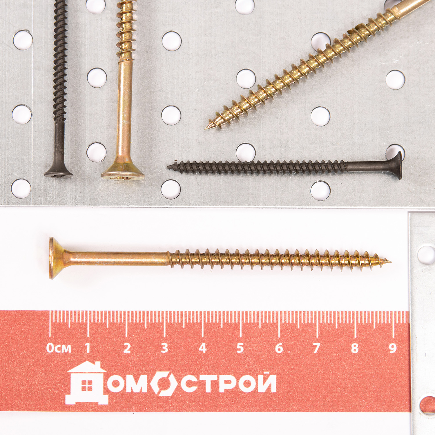Шурупы жёлтые BROZEX пакет 6*90 (10шт) *10/100 Шурупы жёлтые BROZEX пакет 6*90 (10шт) *10/100