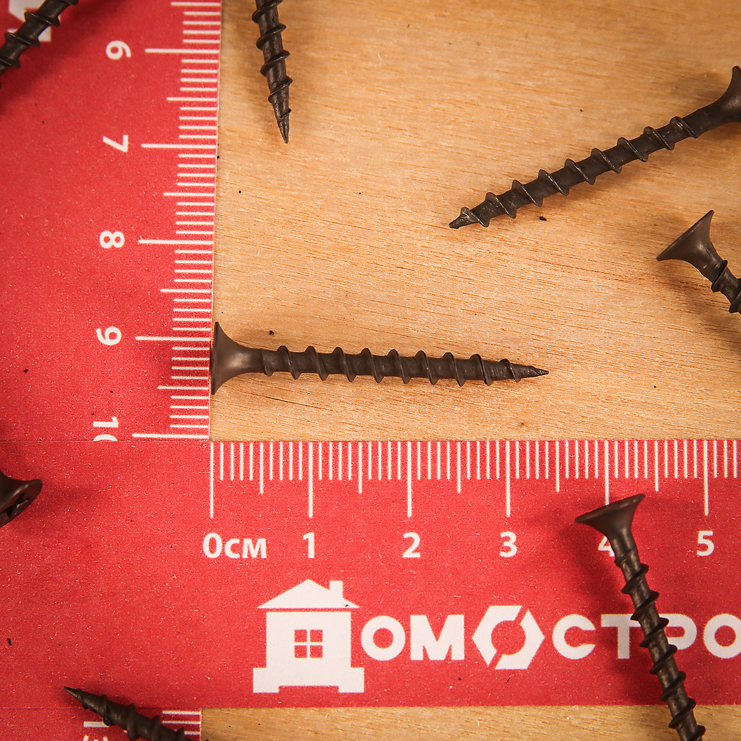 Саморез по дереву 3.5х35 мм BROZEX, крупная резьба, фосфатированные