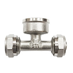 Тройник переходной 20х1/2"(Ø15)х20 цанга/мама STI (3076) *1/80