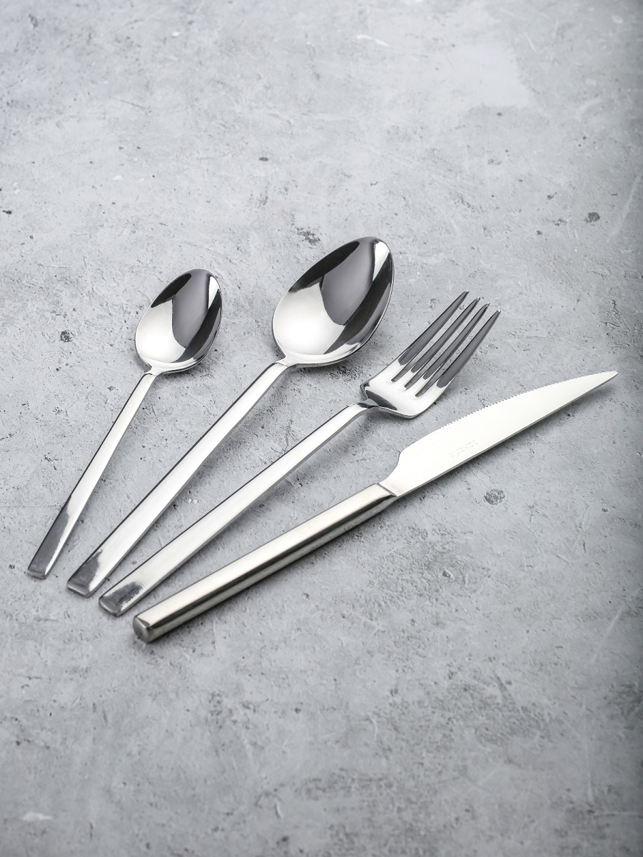 Вилка столовая нерж. "Quadro" КОМПЛЕКТ 2ШТ на подвеске DMC130 "Domenik" *1/12/72 Вилка столовая нерж. "Quadro" КОМПЛЕКТ 2ШТ на подвеске DMC130 "Domenik" *1/12/72