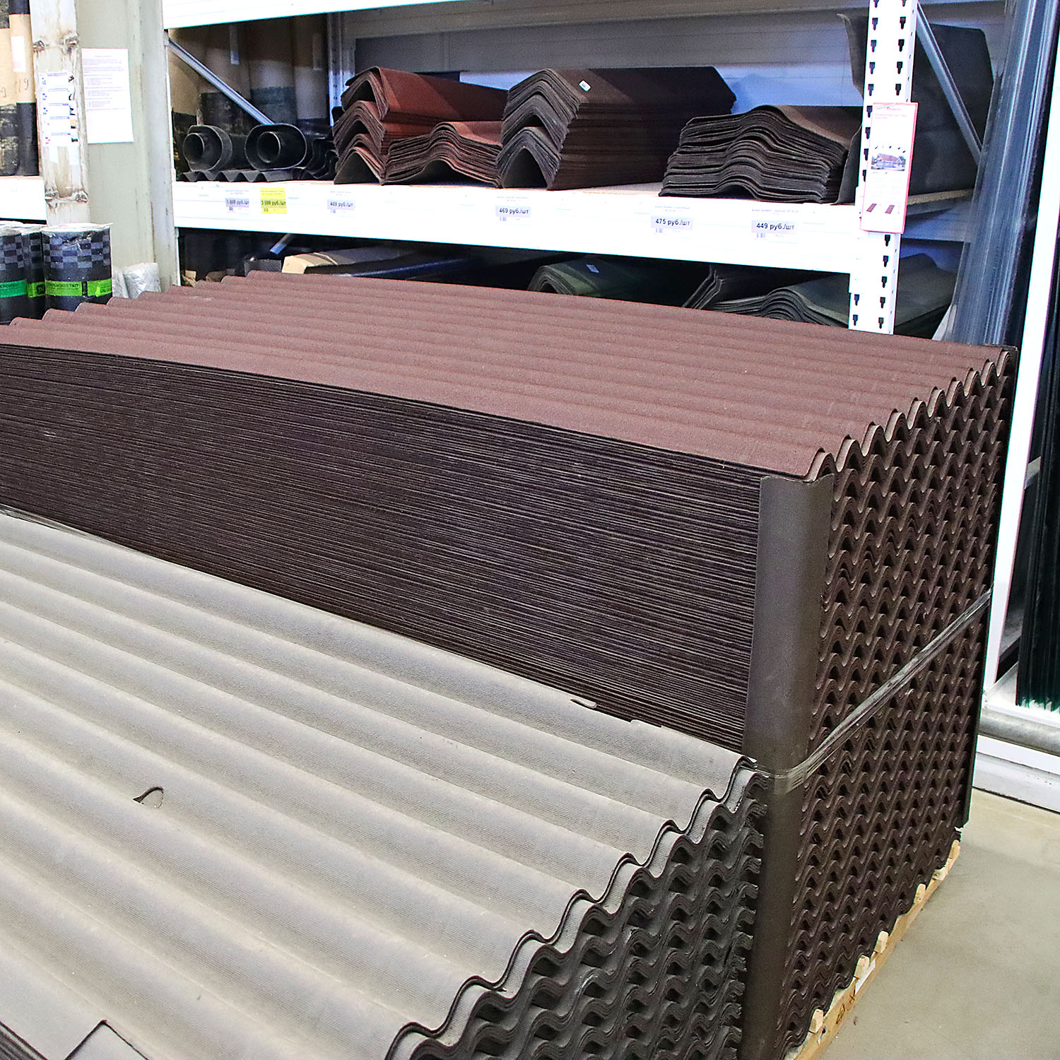 Ондулин Смарт 1950х950х3 мм, 1.85 м², коричневый