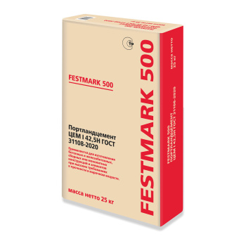 Цемент 25 кг SLK Cement Festmark 500, ЦЕМ I 42.5 Н, ПЦ500