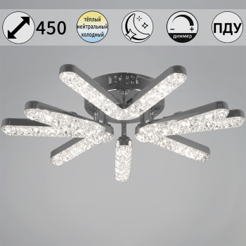 Светильник потолочный светодиодный 13190-0.3-3+3 CR LED 90W 3000-6500К ПДУ+диммер S=16м2  *1