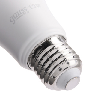 Лампа светодиодная Gauss Elementary, Е27, груша A60, 12 Вт, 1150 Лм, 4000 К, нейтральный белый