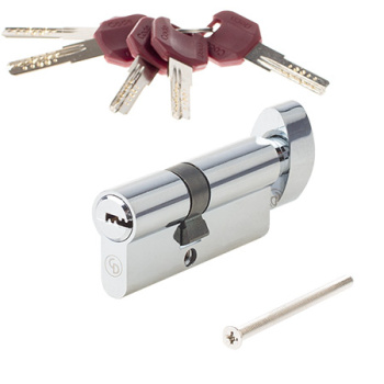 Механизм врезной 70(30/40С) хром ключ/вертушка ZM-С-CR Code Deco*1/12/48