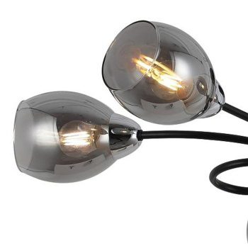 Люстра IL8263-6COU-79 BK CR Е27 60Вт  S=36м2 *1/5 Люстра IL8263-6COU-79 BK CR Е27 60Вт  S=36м2 *1/5