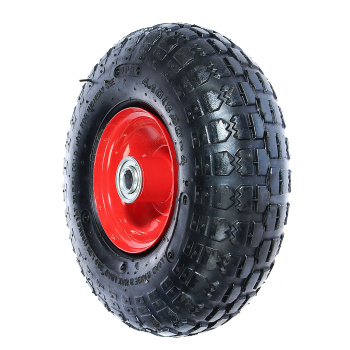 Колесо пневматическое ступица d16/55мм несимметричная D255мм 4.1/3,5-4 (к телегам КГ550,КГ551) *1/10