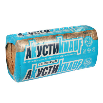 Утеплитель АкустиKNAUF, 50 мм, 16 плит, 12 м²