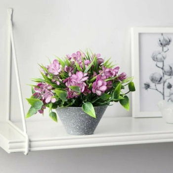 Бонсай в горшке "Альстрёмерия" 11х14 см, микс  9750542