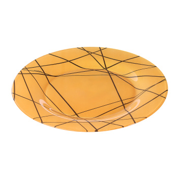 Q8794 Тарелка обеденная d=25см DELNICE GOLD (1/24)