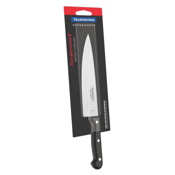 Нож кухонный TRAMONTINA пл.р. Ultracorte поварской дл.лезв. 20см 23861/108 блистер *1/12