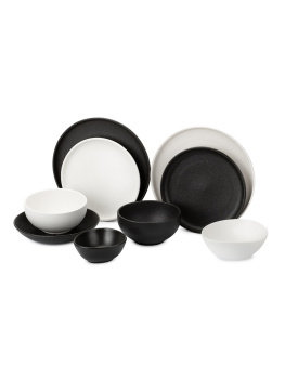 Тарелка фарфор. Domenik "Rock Black" мелкая d26см DM8020 *6/24 Тарелка фарфор. Domenik "Rock Black" мелкая d26см DM8020 *6/24