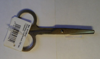 Ножницы школьные тупоконечные цельно-метал. 100мм (тип 2)  Н-13Н-2  *1/20/200