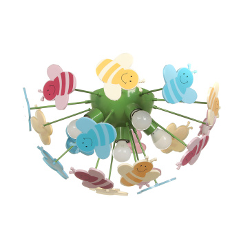 Люстра MW-Light Улыбка, E14, 5 ламп, 40 Вт, детская