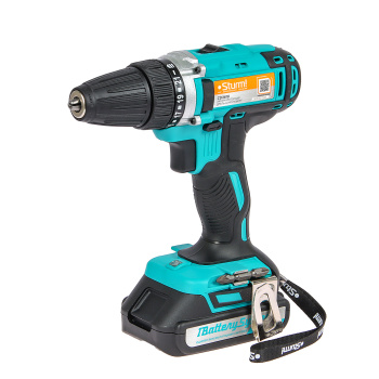 Дрель-шуруповерт 18В 2скор.0-400/0-1500об/м 30Нм 2Ач 1ч 2аккум LI-ION1BatterySystem СD3618 STURM*1/5
