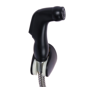 Смеситель для умывальника Potato P12292BL с гигиенической лейкой, черный матовый *1/10