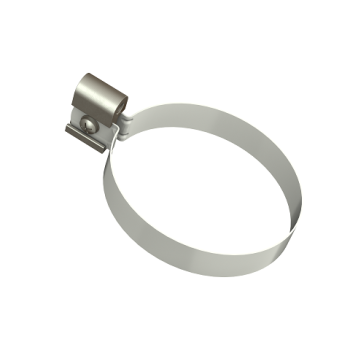 Хомут трубы 80х140 мм ТехноНиколь, белый