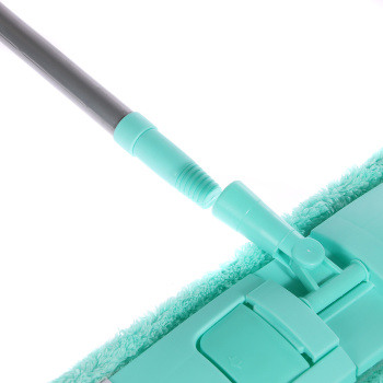 Швабра "флеттер" насадка микрофибра, телескоп. ручка дл.125мм "Умничка" KF-P024("МультиПласт") *1/24