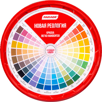 Краска акриловая 2.5 л для потолков PARADE W1, супербелая база А, глубокоматовая