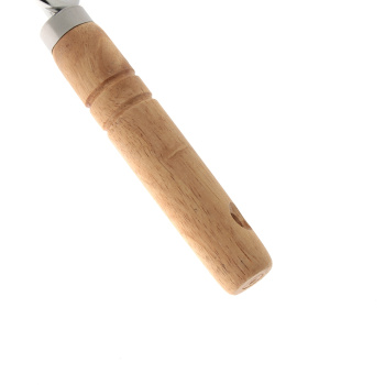 Рыхлитель 3-зубый, L-225, метал, нерж покр, дерев ручка (0532-3) ЦИ *1/24/144