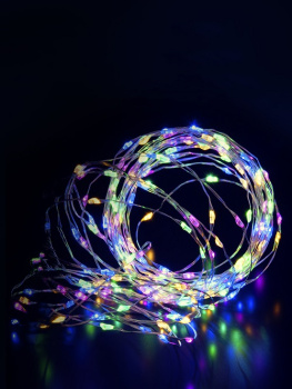 Гирлянда Нить 2 м 20LED мульти медь нить IP44 CR2032х2 (в компл) 147 *1/50 Гирлянда Нить 2 м 20LED мульти медь нить IP44 CR2032х2 (в компл) 147 *1/50