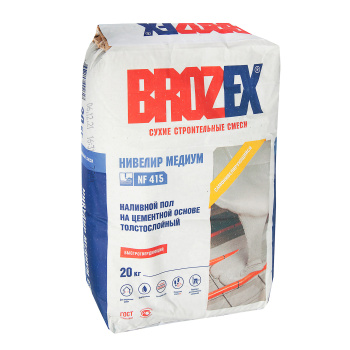 Наливной пол BROZEX Нивелир Медиум NF 415, 20 кг