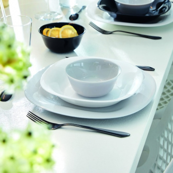 яяяСалатник стекло Luminarc "Carine Granit" d12см Серый N6615 *6/24