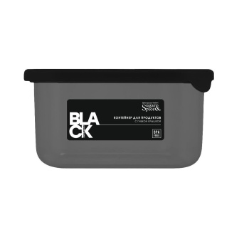 Контейнер д/прод. пластм. "Black" 0,4л 105х105х55мм SE167910621("Sugar Spice")*1/18