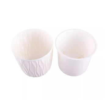 Кашпо пластм. "Desert" 3,6л d верха 182мм h177мм со вставкой Молочный 86507 *1/18