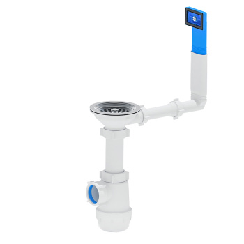 Сифон бутылочный 3 1/2"*40 с жестким переливом мойки АНИ ГРОТ А0145 *1/10