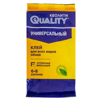 Клей для обоев Quality, универсальный, 28-36 м², 200 г