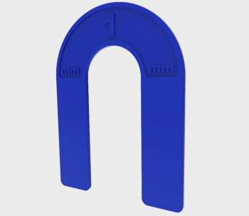 Система выравнивания плитки СВП "Подкова" 1,0мм многоразовая (пакет 100шт) (арт.444-0010)  *1/40