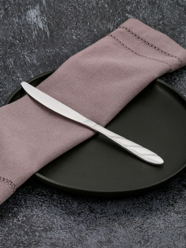 Нож столовый нерж. "Pearl" на подвеске DMC063 "Domenik" *1/12/72 Нож столовый нерж. "Pearl" на подвеске DMC063 "Domenik" *1/12/72